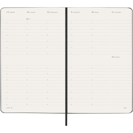 Kalender 12M Weekly Vertical 2026 Hardcover Large Black i gruppen  Papir & Blokk / Kalendere / 12 md kalendere hos Pen Store (136130)