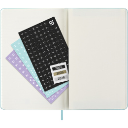 Kalender 12M Weekly Notebook 2026 Hardcover Large Aquamarine i gruppen  Papir & Blokk / Kalendere / 12 md kalendere hos Pen Store (136132)