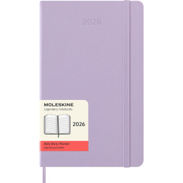 Kalender 12M Daily 2026 Hardcover Large Pastel Lilac i gruppen  Papir & Blokk / Kalendere / 12 md kalendere hos Pen Store (136133)
