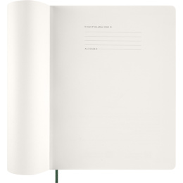 Kalender 12M Weekly Vertical 2026 Hardcover XXL Myrtle Green i gruppen  Papir & Blokk / Kalendere / 12 md kalendere hos Pen Store (136135)