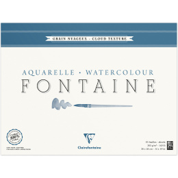 Fontaine Akvarellblokk Cloud Texture 36x48 cm 300g i gruppen  Papir & Blokk / Artistblokk / Akvarellpapir hos Pen Store (136138)