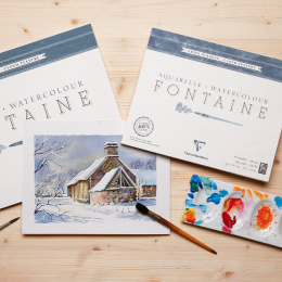 Fontaine Akvarellblokk Cloud Texture 42x56 cm 300g i gruppen  Papir & Blokk / Artistblokk / Akvarellpapir hos Pen Store (136139)