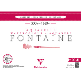 Fontaine Akvarellblokk CP 26x36 cm 300g i gruppen  Papir & Blokk / Artistblokk / Akvarellpapir hos Pen Store (136142)