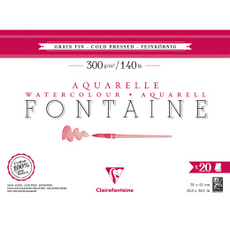Fontaine Akvarellblokk CP 31x41 cm 300g i gruppen  Papir & Blokk / Artistblokk / Akvarellpapir hos Pen Store (136143)