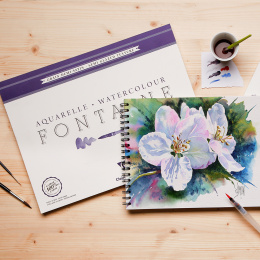 Fontaine Akvarellblokk Semi-Glazed 36x48 cm 300g i gruppen  Papir & Blokk / Artistblokk / Akvarellpapir hos Pen Store (136161)