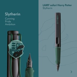 Safari Fyllepenn Slytherin i gruppen Penner / Fine Writing / Fyllepenner hos Pen Store (136192_r)