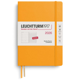 Kalender Weekly Planner & Notebook 2026 A5 Rising Sun i gruppen  Papir & Blokk / Kalendere / 12 md kalendere hos Pen Store (136221) Kalender Weekly Planner & Notebook 2026 A5 Rising Sun i gruppen  Papir & Blokk / Kalendere / 12 md kalendere hos Pen Store (136221)