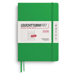 Kalender Weekly Planner & Notebook 2026 A5 Spring Leaf i gruppen  Papir & Blokk / Kalendere / 12 md kalendere hos Pen Store (136224) Kalender Weekly Planner & Notebook 2026 A5 Spring Leaf i gruppen  Papir & Blokk / Kalendere / 12 md kalendere hos Pen Store (136224)