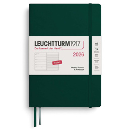 Kalender Weekly Planner & Notebook 2026 A5 Forest Green i gruppen  Papir & Blokk / Kalendere / 12 md kalendere hos Pen Store (136225) Kalender Weekly Planner & Notebook 2026 A5 Forest Green i gruppen  Papir & Blokk / Kalendere / 12 md kalendere hos Pen Store (136225)