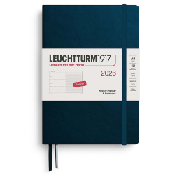 Kalender Weekly Planner & Notebook 2026 A5 Deep Sea i gruppen  Papir & Blokk / Kalendere / 12 md kalendere hos Pen Store (136226) Kalender Weekly Planner & Notebook 2026 A5 Deep Sea i gruppen  Papir & Blokk / Kalendere / 12 md kalendere hos Pen Store (136226)