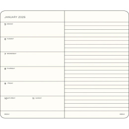 Kalender Weekly Planner & Notebook 2026 A6 Rising Sun i gruppen  Papir & Blokk / Kalendere / 12 md kalendere hos Pen Store (136233) Kalender Weekly Planner & Notebook 2026 A6 Rising Sun i gruppen  Papir & Blokk / Kalendere / 12 md kalendere hos Pen Store (136233)