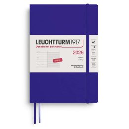 Kalender Weekly Planner & Notebook 2026 A5 Soft Cover Ink i gruppen  Papir & Blokk / Kalendere / 12 md kalendere hos Pen Store (136248) Kalender Weekly Planner & Notebook 2026 A5 Soft Cover Ink i gruppen  Papir & Blokk / Kalendere / 12 md kalendere hos Pen Store (136248)