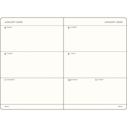 Kalender Weekly Planner 2026 A5 Forest Green i gruppen  Papir & Blokk / Kalendere / 12 md kalendere hos Pen Store (136256)