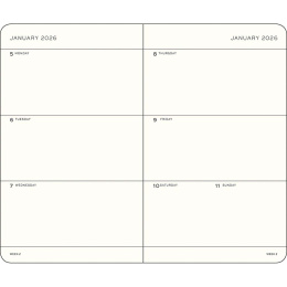 Kalender Weekly Planner 2026 A6 Deep Sea i gruppen  Papir & Blokk / Kalendere / 12 md kalendere hos Pen Store (136265)