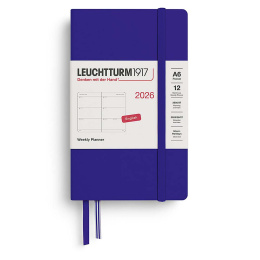 Kalender Weekly Planner 2026 A6 Ink i gruppen  Papir & Blokk / Kalendere / 12 md kalendere hos Pen Store (136266)