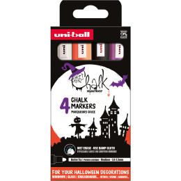 Chalk Marker PWE-5M Halloween 4-sett i gruppen Penner / Merking og kontor / Merkepenner hos Pen Store (136283) Chalk Marker PWE-5M Halloween 4-sett i gruppen Penner / Merking og kontor / Merkepenner hos Pen Store (136283)