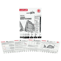 Pin Fine Line Urban Sketching Set i gruppen Penner / Skrive / Fineliners hos Pen Store (136285)