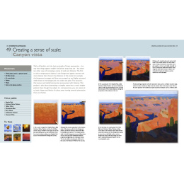 Learn to Paint in Acrylics with 50 Small Paintings i gruppen Hobby & Kreativitet / Bøker / Instruksjonsbøker hos Pen Store (136299)