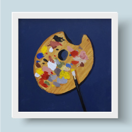 Learn to Paint in Acrylics with 50 Small Paintings i gruppen Hobby & Kreativitet / Bøker / Instruksjonsbøker hos Pen Store (136299)