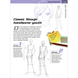 Mega Manga Characters i gruppen Hobby & Kreativitet / Bøker / Instruksjonsbøker hos Pen Store (136309)