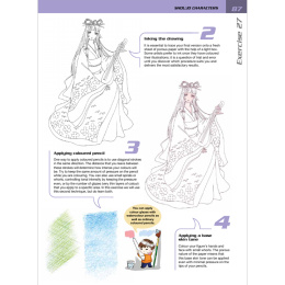 Mega Manga Characters i gruppen Hobby & Kreativitet / Bøker / Instruksjonsbøker hos Pen Store (136309)