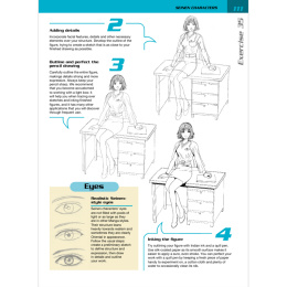 Mega Manga Characters i gruppen Hobby & Kreativitet / Bøker / Instruksjonsbøker hos Pen Store (136309)