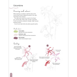 Paint 50: Watercolour Flowers i gruppen Hobby & Kreativitet / Bøker / Instruksjonsbøker hos Pen Store (136318)