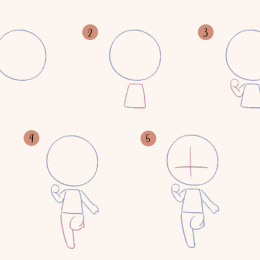 Draw 30: Kawaii i gruppen Hobby & Kreativitet / Bøker / Instruksjonsbøker hos Pen Store (136323)