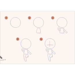 Draw 30: Kawaii i gruppen Hobby & Kreativitet / Bøker / Instruksjonsbøker hos Pen Store (136323)