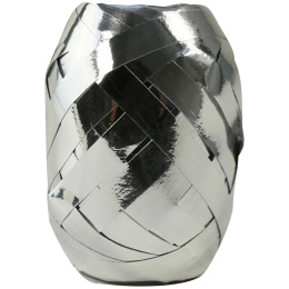 Gavebånd Metallic 10m x 7 mm Sølv i gruppen Hobby & Kreativitet / Høytider og sesong / Innpakning hos Pen Store (136412)