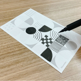 Bimoji Fude Brush Pen 5-sett i gruppen Penner / Kunstnerpenner / Penselpenner hos Pen Store (136420)