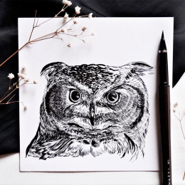 Penselpenn Mannen Mouhitsu TAKUJO No.8 i gruppen Penner / Kunstnerpenner / Penselpenner hos Pen Store (136425)