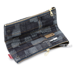 Pennal Patchwork Denim i gruppen Penner / Penntilbehør / Pennal hos Pen Store (136430)