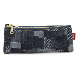 Pennal Patchwork Denim i gruppen Penner / Penntilbehør / Pennal hos Pen Store (136430)