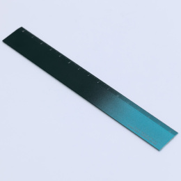 Linjal Aluminium 15 cm Black/Turquoise i gruppen Hobby & Kreativitet / Hobbytilbehør / Linjaler hos Pen Store (136440)