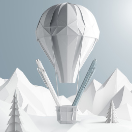 849 Alpine Frost Kulepenn Hvit i gruppen Penner / Fine Writing / Kulepenner hos Pen Store (136597)