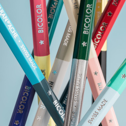 Bicolor Alpine Frost 9‑sett + pensel i gruppen Penner / Kunstnerpenner / Akvarellblyanter hos Pen Store (136599)