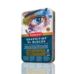 Graphitint XL Blocks Tin 6-sett i gruppen Kunstnermateriell / Kritt og blyanter / Grafitt og blyant hos Pen Store (136638)