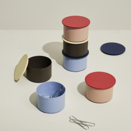 Oppbevaring District Box Small Brun/Gul i gruppen Hobby & Kreativitet / Organisere / Oppbevaringsbokser hos Pen Store (136675)