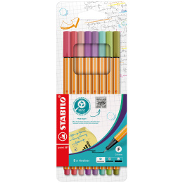 Point 88 Fineliner 8-pakning i gruppen Penner / Skrive / Fineliners hos Pen Store (136795)