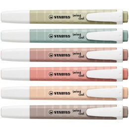 Swing Cool Nature 6-pakning i gruppen Penner / Merking og kontor / Markeringstusj hos Pen Store (136796)