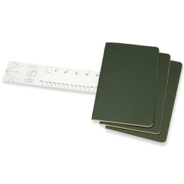 Cahier Notebook Large Green Linjert i gruppen  Papir & Blokk / Skrive og ta notater / Notatbøker hos Pen Store (136810)