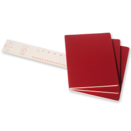 Cahier Notebook XL Red Ulinjert i gruppen  Papir & Blokk / Skrive og ta notater / Notatbøker hos Pen Store (136813)