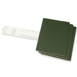 Cahier Notebook XL Green Linjert i gruppen  Papir & Blokk / Skrive og ta notater / Notatbøker hos Pen Store (136814)