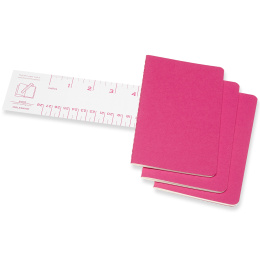 Cahier Notebook Pocket Pink Linjert i gruppen  Papir & Blokk / Skrive og ta notater / Notatbøker hos Pen Store (136818)