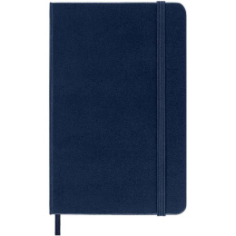Classic Hard Cover Notebook Pocket Blue Linjert i gruppen  Papir & Blokk / Skrive og ta notater / Notatbøker hos Pen Store (136825)