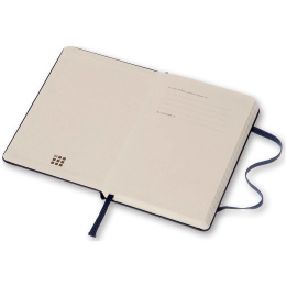 Classic Hard Cover Notebook Pocket Blue Linjert i gruppen  Papir & Blokk / Skrive og ta notater / Notatbøker hos Pen Store (136825)