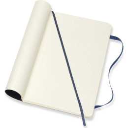 Classic Soft Cover Notebook Large Blue Dotted i gruppen  Papir & Blokk / Skrive og ta notater / Notatbøker hos Pen Store (136828)