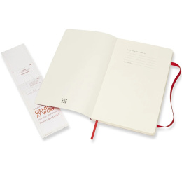 Classic Soft Cover Notebook Large Red i gruppen  Papir & Blokk / Skrive og ta notater / Notatbøker hos Pen Store (136830_r)