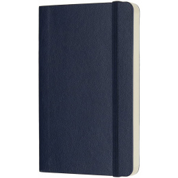 Classic Soft Cover Notebook Pocket Blue Ulinjert i gruppen  Papir & Blokk / Skrive og ta notater / Notatbøker hos Pen Store (136832)
